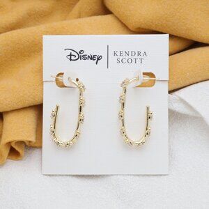 Kendra Scott Disney Collection. Gold Mickey & Minnie Hoop Earrings